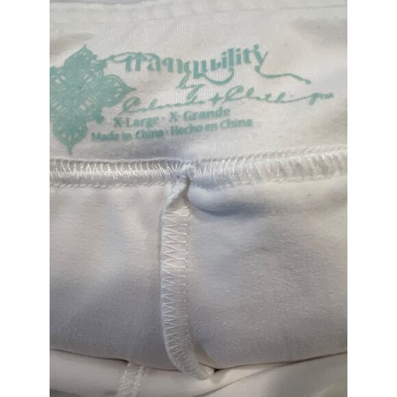 Tranquility Women’s Lightweight Active Tennis Golf Pull On Skorts Size XL White‎ - Picture 4 of 4